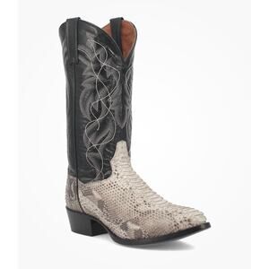 Dan Post Men's Manning Python Leather Boots Size 10 NWOB Exotic Boots Comfort